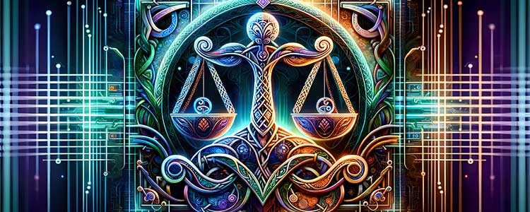 The symmetry and balance associated with the zodiac sign Libra
